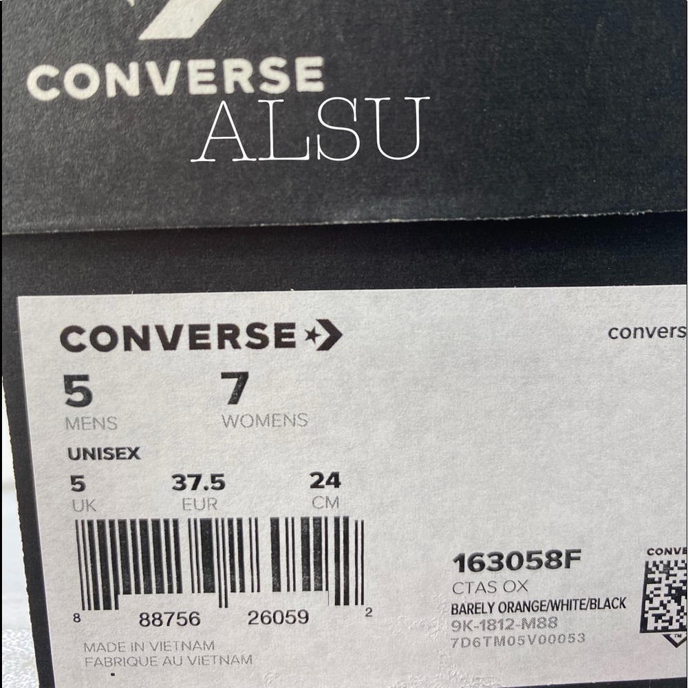 Converse Ctas Canvas Low Top Bately Orange 🍊 W - Picture 8 of 8